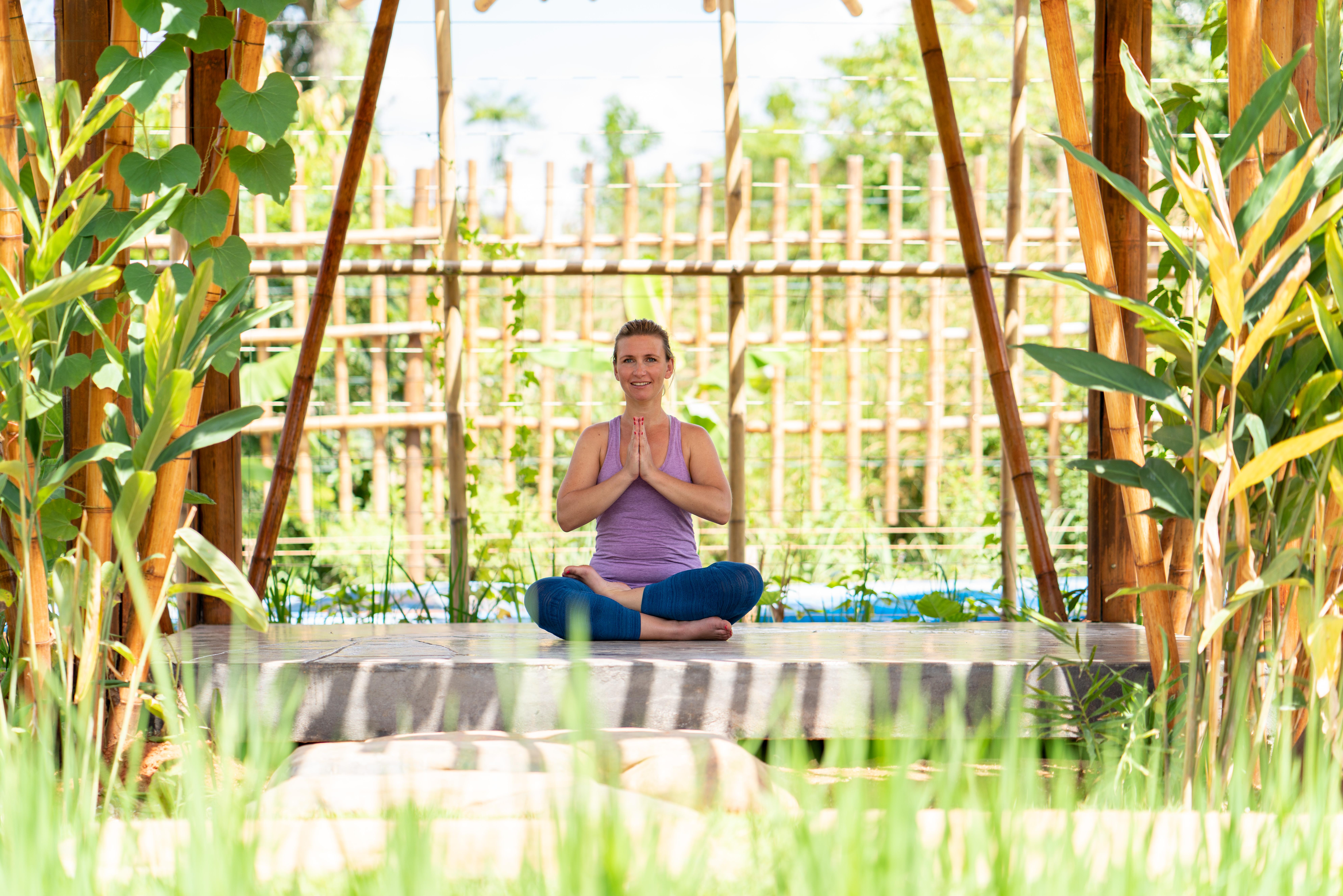 Anana Ecological Resort Krabi - Sha Extra Plus Ao Nang Luaran gambar A man meditating