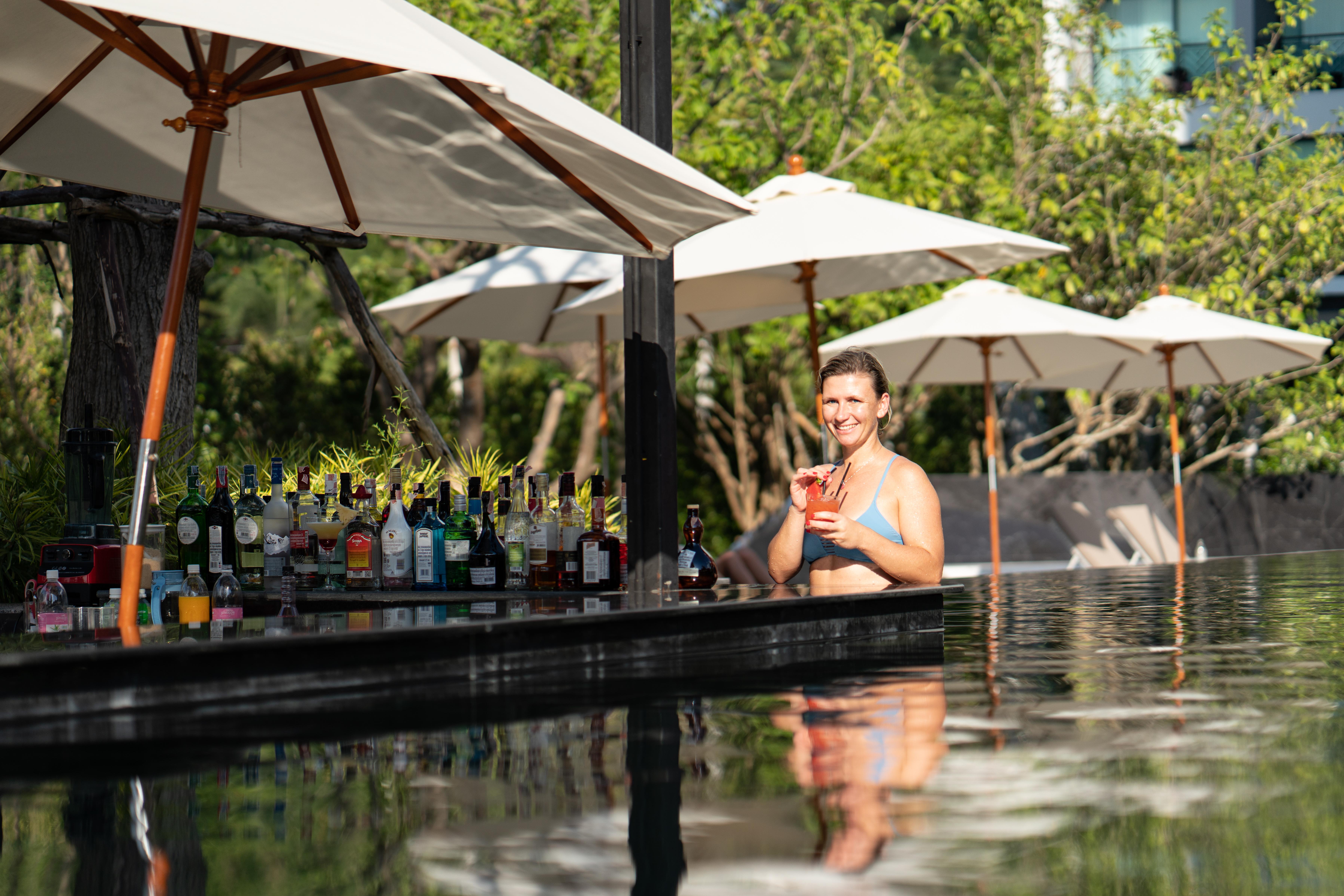 Anana Ecological Resort Krabi - Sha Extra Plus Ao Nang Luaran gambar The bar at the WET pool